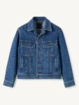 Medium Blue Denim Trucker Jacket — Men's Button-Front Layering Piece
